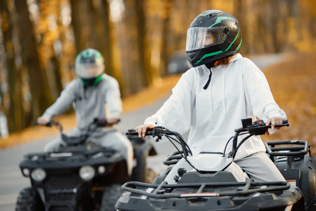 ATV tour through rough terrain